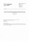 Research paper thumbnail of Rezension über: Daniel Kalt, Unheimliche Schönheiten. Barcelona und Marseille – postindustrielle Hafenstädte in der Kriminalliteratur, Bielefeld: transcript 2018