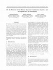 Research paper thumbnail of On the Behavior of the Robust Bayesian Combination Operator and the Significance of Discounting