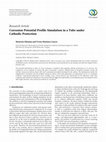 Research paper thumbnail of Corrosion Potential Profile Simulation in a Tube under Cathodic Protection