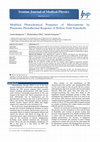 Research paper thumbnail of Modified Photochemical Properties of Mitoxantrone by Plasmonic Photothermal Response of Hollow Gold Nanoshells