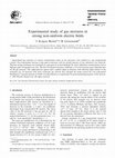 Research paper thumbnail of Experimental study of gas mixtures in strong non-uniform electric fields