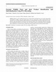 Research paper thumbnail of Open Access Forensic Wildlife Parts and their Product Identification and