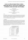 Research paper thumbnail of LOCAL UPDATE ROUTING USING HIERARCHICAL WPANS IN WIRELESS UNDERWATER SENSOR NETWORKS Abstract