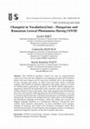 Research paper thumbnail of Change(s) in Vocabulary(/ies) – Hungarian and Romanian Lexical Phenomena During COVID