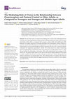 Research paper thumbnail of The Mediating Role of Vision in the Relationship between Proprioception and Postural Control in Older Adults, as Compared to Teenagers and Younger and Middle-Aged Adults