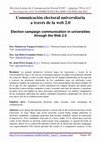 Research paper thumbnail of Comunicación electoral universitaria: a través de la web 2.0