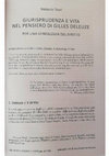 Research paper thumbnail of Giurisprudenza e vita nel pensiero di Gilles Deleuze. Per una genealogia del diritto