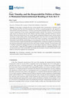 Research paper thumbnail of Paul, Timothy and the Respectability Politics of Race. A Womanist Intercontextual Reading of Acts 6:1-5