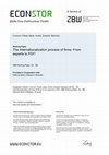 Research paper thumbnail of The Internationalization Process of Firms: from Exports to FDI,” CEPR discussion paper 9332