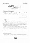 Research paper thumbnail of Eagleton, Terry: Los extranjeros. Por una ética de la solidaridad, Madrid, Paidós, 2010