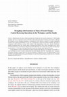 Research paper thumbnail of Struggling with Emotions in Times of Social Change:Control Restoring Operations in the Workplace and the Family