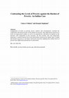 Research paper thumbnail of Contrasting the Levels of Poverty against the Burden of Poverty: An Indian Case