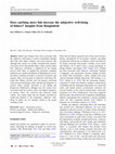 Research paper thumbnail of Does catching more fish increase the subjective well-being of fishers? Insights from Bangladesh