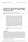 Research paper thumbnail of Dust Exposure and Symptomps of Respiratory Disorder on Worker of Sikatak Bridge Development Project