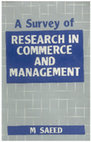 Research paper thumbnail of A Survey of Research in Commerce and Management (Volume 6)