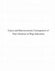 Research paper thumbnail of Causes and Macroeconomic Consequences of Time Variations in Wage Indexation