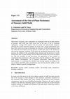 Research paper thumbnail of Assessment of the Out-of-Plane Resistance of Masonry Infill Walls