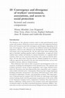 Research paper thumbnail of Convergence and divergence of workers' environment, associations, and access to social protection