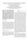 Research paper thumbnail of A Simple Low-Cost Three-Probe Waveguide Reflectometer in the 7 GHZ Band