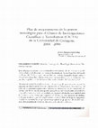 Research paper thumbnail of Plan de mejoramiento de la gestión tecnológica para el Centro de Investigaciones Científicas y Tecnológicas (CICTE) de la Universidad de Cartagena, 2003-2006