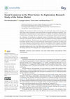 Research paper thumbnail of Social Commerce in the Wine Sector: An Exploratory Research Study of the Italian Market