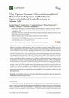 Research paper thumbnail of Whey Peptides Stimulate Differentiation and Lipid Metabolism in Adipocytes and Ameliorate Lipotoxicity-Induced Insulin Resistance in Muscle Cells