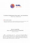 Research paper thumbnail of La th�orie �volutionniste 20 ans apr�s : une introduction