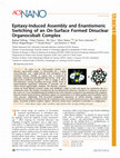 Research paper thumbnail of Epitaxy-Induced Assembly and Enantiomeric Switching of an On-Surface Formed Dinuclear Organocobalt Complex