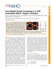 Research paper thumbnail of Two-Orbital Kondo Screening in a Self-Assembled Metal-Organic Complex