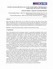 Research paper thumbnail of The Effect of Soybean Milk (Glycine max (L) Merr) To the Weight on Male Reproductive Organs of Mice (Mus musculus) Strain Balb-C