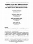 Research paper thumbnail of Desarrollo Modular De Un Modelo Genérico Para La Domótica Mediante Comunicación Inalámbrica Basada en El Protocolo Zigbee