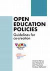 Research paper thumbnail of Open Education Policies. Guidelines for co-creation