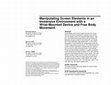 Research paper thumbnail of Manipulating Screen Elements in an Immersive Environment with a Wrist-Mounted Device and Free Body Movement