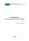 Research paper thumbnail of Livro eletrônico : diferentes ângulos da mesma questão