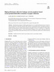 Research paper thumbnail of High-performance ultra-low leakage current graphene-based screen-printed field-effect transistor on paper substrate