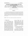 Research paper thumbnail of Experimental Studies on Shrimp- Gracillaria Polyculture SystemEffects of Gracillaria Density on Shrimp Sizes, Production, Survival and Growth Rate Efficiency in Carbon Energy Conversion into Harvestable Products among Gracillaria Density