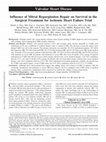 Research paper thumbnail of Valvular Heart Disease Influence of Mitral Regurgitation Repair on Survival in the Surgical Treatment for Ischemic Heart Failure Trial