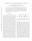 Research paper thumbnail of Lattice distortions in a sawtooth chain with Heisenberg and Ising bonds