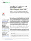 Research paper thumbnail of Creating artificial human genomes using generative neural networks