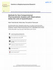 Research paper thumbnail of Methods for Non-Compartmental Pharmacokinetic Analysis with Observations below the Limit of Quantification