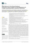 Research paper thumbnail of High Efficiency In Vitro Wound Healing of Dictyophora indusiata Extracts via Anti-Inflammatory and Collagen Stimulating (MMP-2 Inhibition) Mechanisms