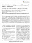 Research paper thumbnail of Natural variation in 9-cis-epoxycartenoid dioxygenase 3 and ABA accumulation