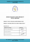 Research paper thumbnail of ETHANOLAMINES PRODUCTION