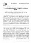 Research paper thumbnail of Gender differences in the neurochemical response of trigeminal ganglion neurons to peripheral inflammation in mice