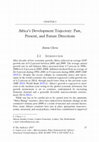 Research paper thumbnail of Africa’s Development Trajectory: Past, Present, and Future Directions