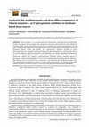 Research paper thumbnail of Analysing the antidepressant and drug efflux competence of Clitoria ternatea L. as P-glycoprotein inhibitor to facilitate blood brain barrier