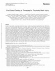 Research paper thumbnail of Preclinical Testing of Therapies for Traumatic Brain Injury