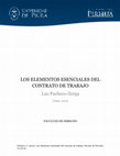 Research paper thumbnail of Los Elementos Esenciales Del Contrato De Trabajo