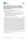 Research paper thumbnail of What Is Going On? The Process of Generating Questions about Emotion and Social Cognition in Bipolar Disorder and Schizophrenia with Cartoon Situations and Faces