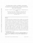 Research paper thumbnail of Crystalline phases in Zr9Ni11 and Hf9Ni11 intermetallics; Investigations by perturbed angular correlation spectroscopy and ab initio calculations